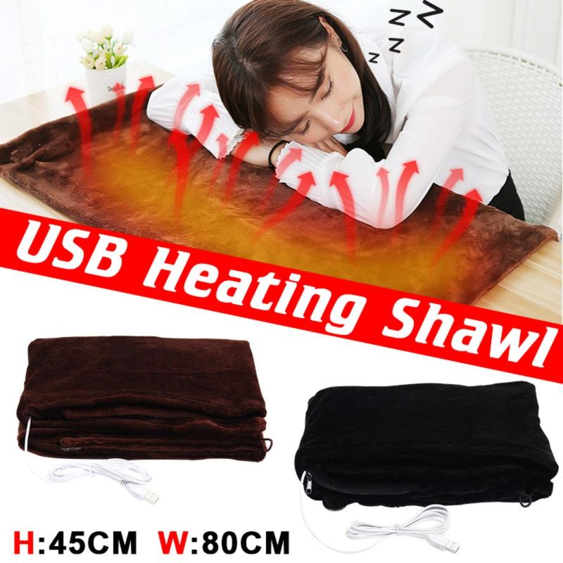 80x45cm Car Home Electric Heating Blanket Pad USB Heated Shawl Shoulder Neck 5V Plush Heating Scarf Winter Warm Carpet Washable
80x45cm Car Home Electric Heating Blanket Pad USB Heated Shawl Shoulder Neck 5V Plush Heating Scarf Winter Warm Carpet Washable
