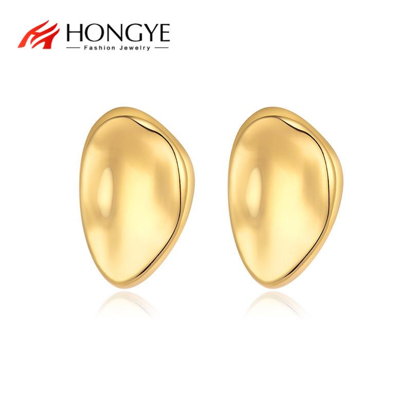HONGYE Classic Gold Color Metal Irregular Stud Earrings For Women Statement Geometric Fashion Jewelry Party Accessories Gift
HONGYE Classic Gold Color Metal Irregular Stud Earrings For Women Statement Geometric Fashion Jewelry Party Accessories Gift