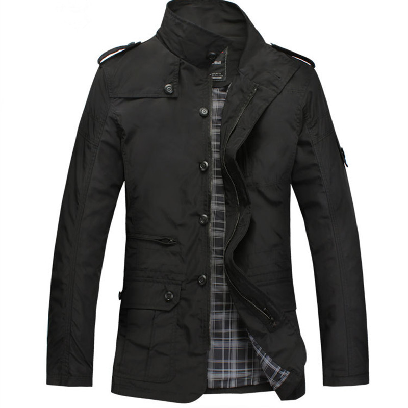 Casual Men's Jacket Spring Army Military Jacket Windbreak Men Coats Winter Male Outerwear Autumn Overcoat Waterproof Khaki 5XL 201218