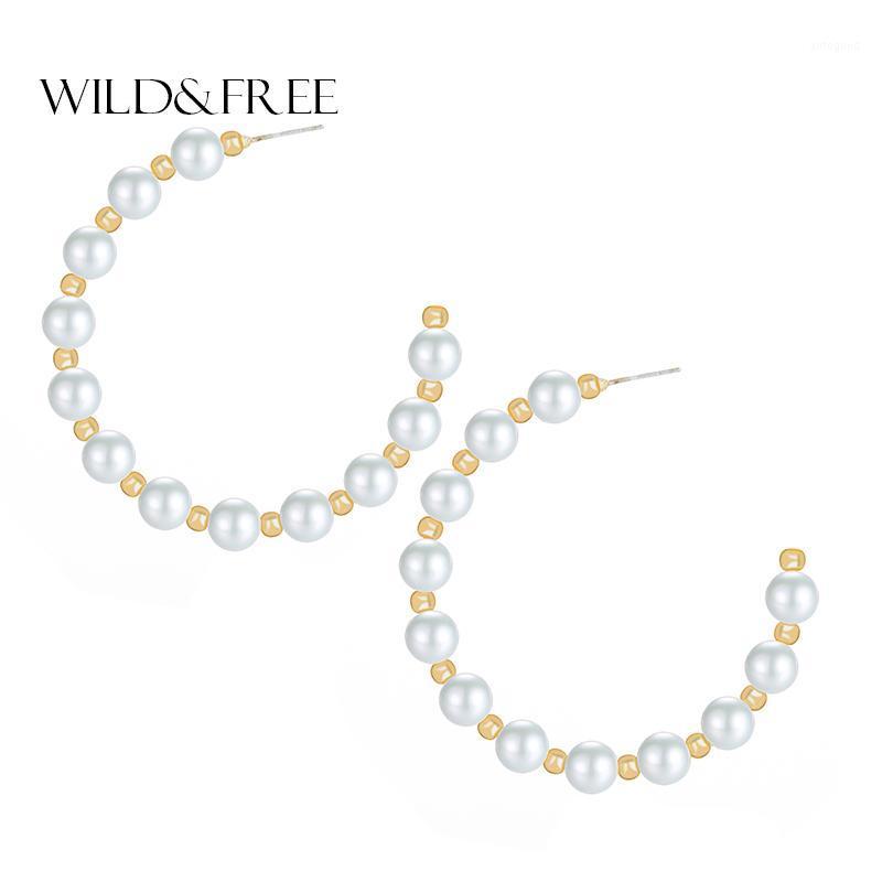 Charm Wild & Free Vintage Women Pearl Hoop Earrings Simple Big Circle Imitation Open Jewelry Wedding Gift1
Charm Wild & Free Vintage Women Pearl Hoop Earrings Simple Big Circle Imitation Open Jewelry Wedding Gift1