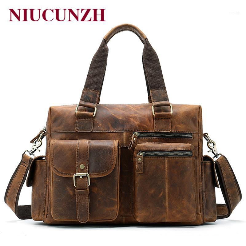 NIUCUNZH Genuine Leather Men's Briefcase Messenger Bag Men's Leather Laptop Bag For Men Office Bags For Men Briefcase Handbags1, Brown
NIUCUNZH Genuine Leather Men's Briefcase Messenger Bag Men's Leather Laptop Bag For Men Office Bags For Men Briefcase Handbags1, Brown