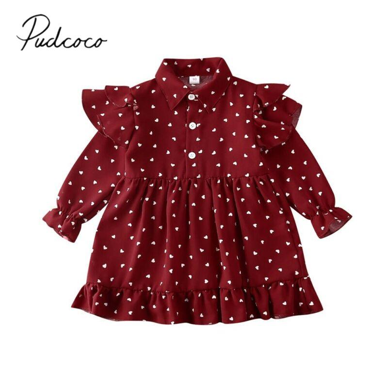 Girl's Dresses 2021 Baby Spring Autumn Clothing Toddler Kid Girls Casual Princess Party Pageant Dress Hearts Print Valentine Sundress 1-6T, Red;yellow
Girl's Dresses 2021 Baby Spring Autumn Clothing Toddler Kid Girls Casual Princess Party Pageant Dress Hearts Print Valentine Sundress 1-6T, Red;yellow