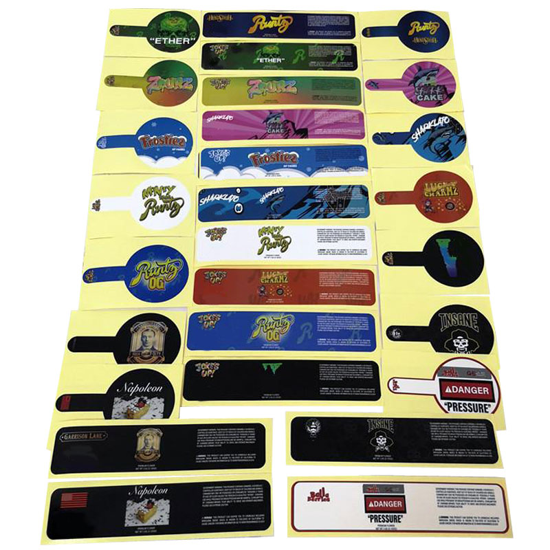 Glass Jar Sticker 3.5g Runtz PVC Labels bag For 2oz 60ml childresistant Jars Gary Payton London Pound Jungle boys Stickers DHL
Glass Jar Sticker 3.5g Runtz PVC Labels bag For 2oz 60ml childresistant Jars Gary Payton London Pound Jungle boys Stickers DHL