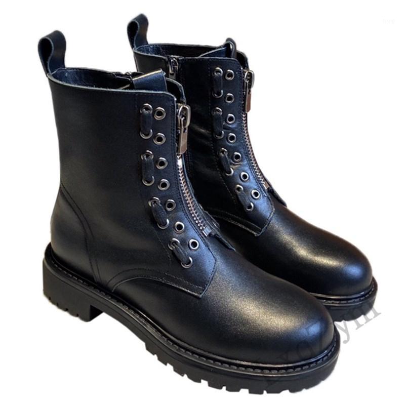 Fashion Brand Cool Women Metal Zipper Ankle Boots High-top Full Grain Cowhide Leather Round Toe Rubber Mid Heel Motorcycle Shoes1, As show
Fashion Brand Cool Women Metal Zipper Ankle Boots High-top Full Grain Cowhide Leather Round Toe Rubber Mid Heel Motorcycle Shoes1, As show