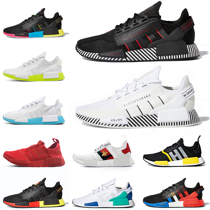 Wholesale 2021 Tiop Quality NMD R1 V2 Dazzle Camo Black Mens Womens Sport Running Shoes Triple Red White Core Auqa Sport Sneakers 36-45
Wholesale 2021 Tiop Quality NMD R1 V2 Dazzle Camo Black Mens Womens Sport Running Shoes Triple Red White Core Auqa Sport Sneakers 36-45