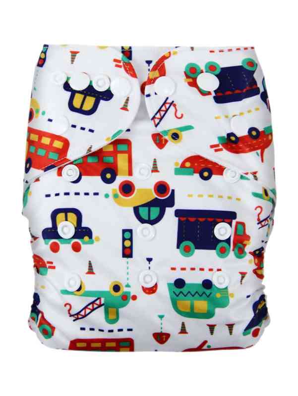 Plane Print Baby Cloth Diaper SHE
