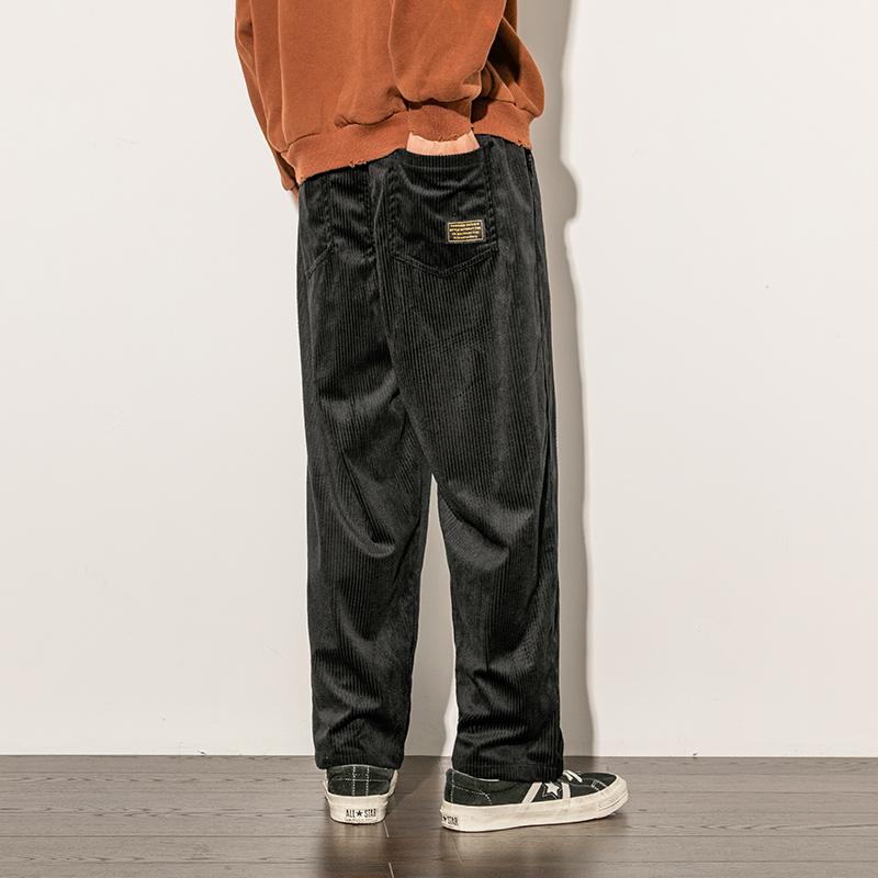 Corduroy pants men casual loose staight trousers mens joggers middle-aged corduroy trousers male fashion autumn winter pant