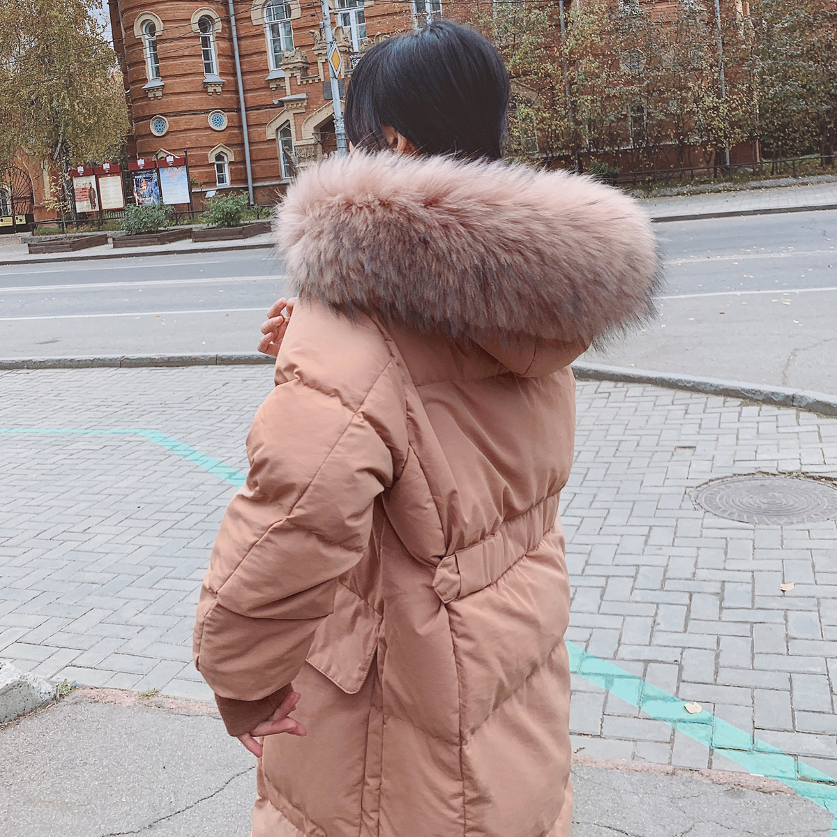Cotton Coat Women Midlength 2020 Winter New Style Korean Style INS Cotton Padded Clothes Down Feather Cotton Padded Jacket Coat T200115