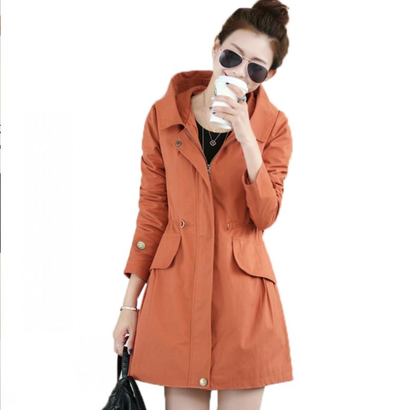 Women's Jackets 2022 Spring Autumn Women Trench Coat Casual Plus Size 4XL Hooded Female Long Windbreaker Feminine OverCoat ZY4140, Black;brown
Women's Jackets 2022 Spring Autumn Women Trench Coat Casual Plus Size 4XL Hooded Female Long Windbreaker Feminine OverCoat ZY4140, Black;brown