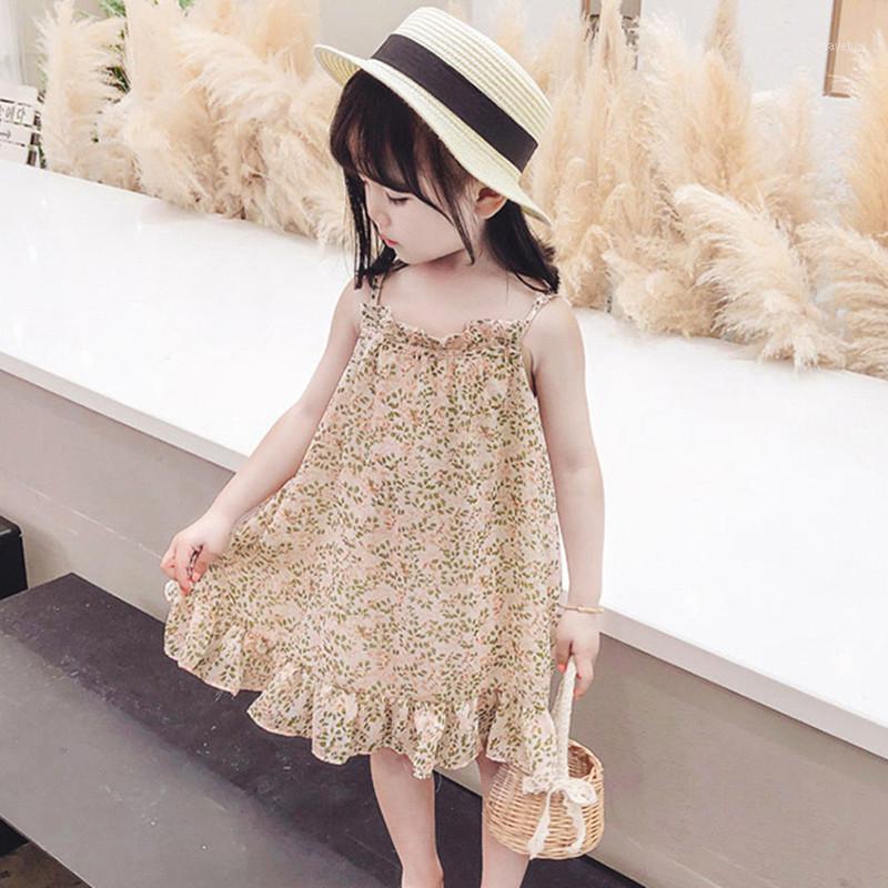 DFXD New 2020 Summer Girls Floral Sling Dress Korean Style Fashion Ruffles Princess Dress Toddler Clothes For 1-7T Kids Vestido1, Apricot
DFXD New 2020 Summer Girls Floral Sling Dress Korean Style Fashion Ruffles Princess Dress Toddler Clothes For 1-7T Kids Vestido1, Apricot