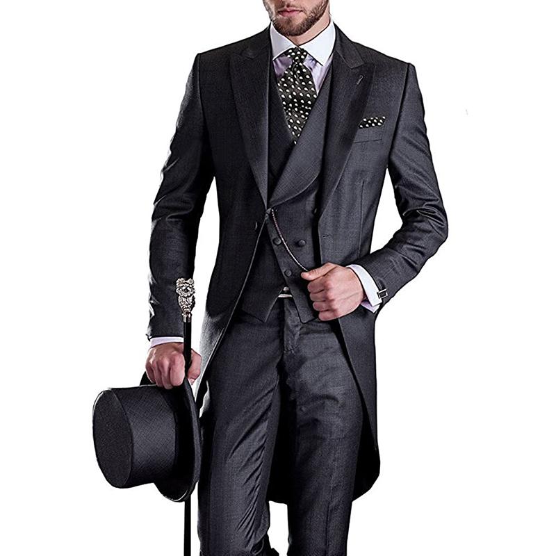 Men's Tuxedo Sets Premium Tail 3 Piece Slim Fit Suits One Button Jacket Vest and Pants Formal Groom Blazer, White;black
Men's Tuxedo Sets Premium Tail 3 Piece Slim Fit Suits One Button Jacket Vest and Pants Formal Groom Blazer, White;black