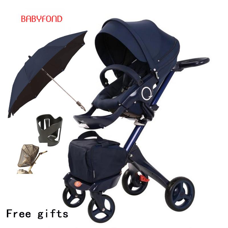 Free ship!original Luxury Baby Stroller High Landscape stroller Portable Baby Carriage Folding Newborn Pram Travel System 2 in 1
Free ship!original Luxury Baby Stroller High Landscape stroller Portable Baby Carriage Folding Newborn Pram Travel System 2 in 1