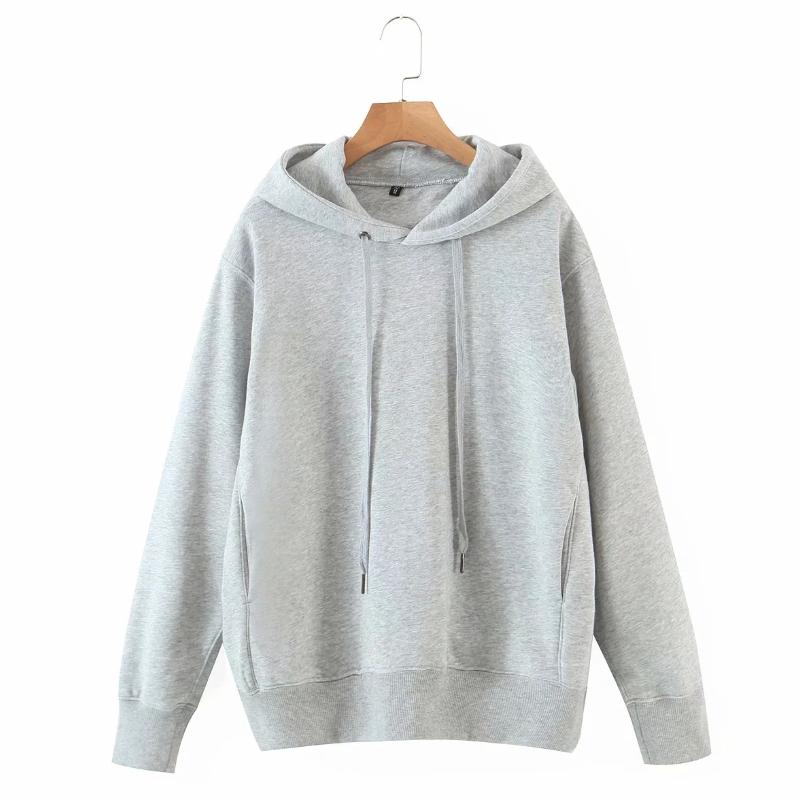 Women Loose Terry Hoodie Pullovers Casual Lady Long Sleeve Tops Autumn Sweatshirts SW1058, As pic
Women Loose Terry Hoodie Pullovers Casual Lady Long Sleeve Tops Autumn Sweatshirts SW1058, As pic