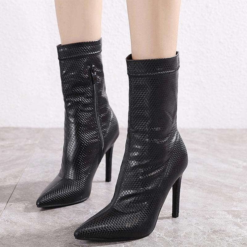 New Arrivals 3D Print Women High Thin Heel Mid-calf Boots Pointed Toe Side Zipper Fashion Half Knee High Women Booties1, Black
New Arrivals 3D Print Women High Thin Heel Mid-calf Boots Pointed Toe Side Zipper Fashion Half Knee High Women Booties1, Black