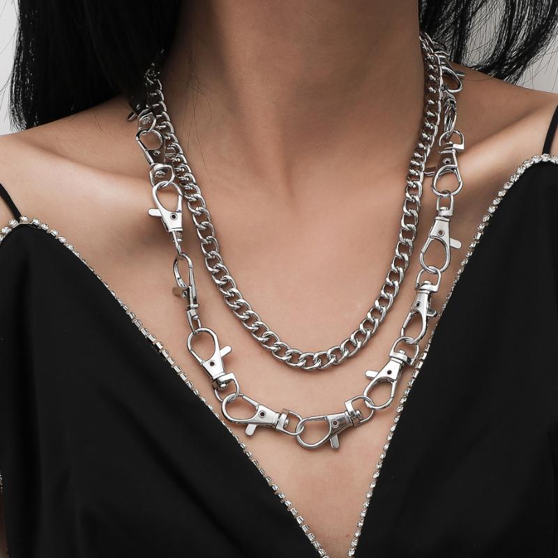 Gothic Big Clasp Lock Choker Necklace for Women Steampunk Chunky Men Necklace Jewelry Exaggerated Hip-Hop Neck Chains Jewelry
Gothic Big Clasp Lock Choker Necklace for Women Steampunk Chunky Men Necklace Jewelry Exaggerated Hip-Hop Neck Chains Jewelry
