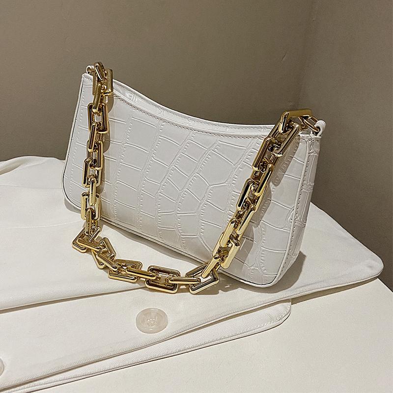 Stone pattern PU leather Aempit bag for Women 2020 Solid Color Metal Chian Shoulder Handbags Female Travel Fashion Hand bag, Black
Stone pattern PU leather Aempit bag for Women 2020 Solid Color Metal Chian Shoulder Handbags Female Travel Fashion Hand bag, Black