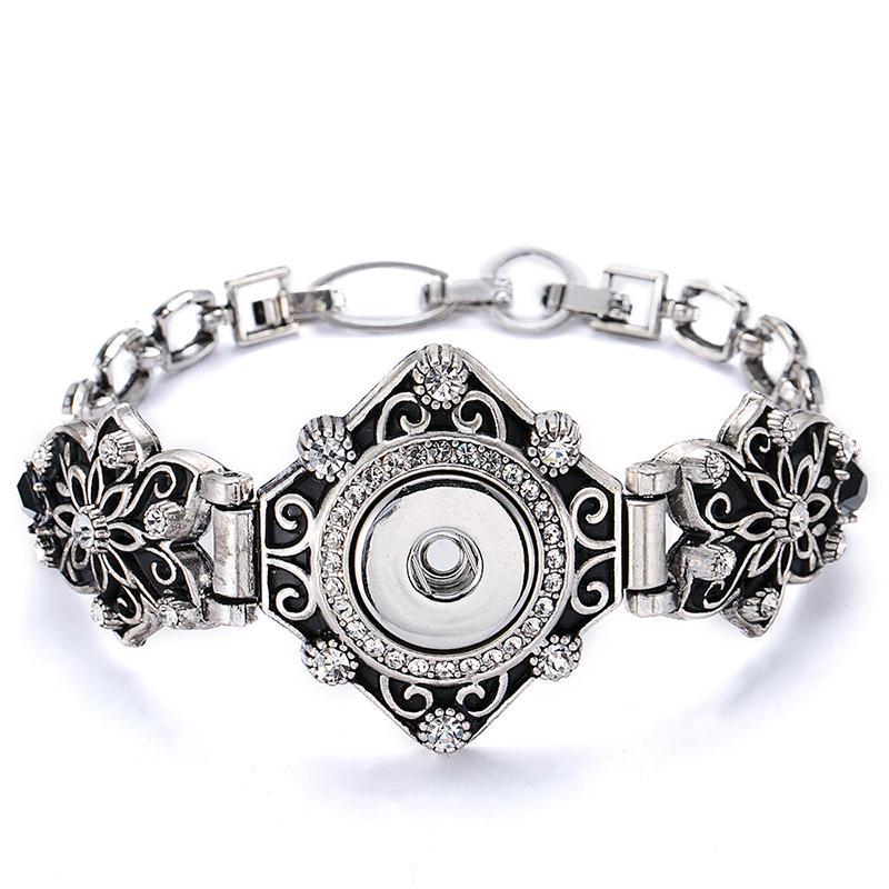 Hot Sale 198 Fashion Flower Vintage 18mm Snap Button Bracelet Interchangeable Charm Jewelry For Women Men
Hot Sale 198 Fashion Flower Vintage 18mm Snap Button Bracelet Interchangeable Charm Jewelry For Women Men