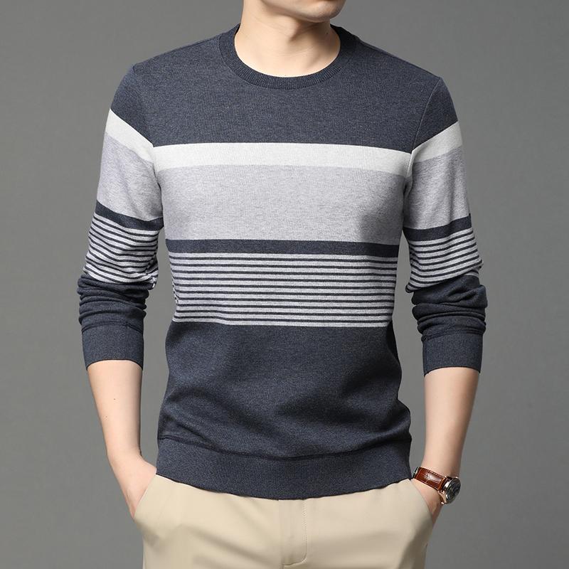2020 New Casual Striped O-Neck Pull Homme Autumn Winter Pullover Men Brand Sweaters Slim slimming sweater, Blue
2020 New Casual Striped O-Neck Pull Homme Autumn Winter Pullover Men Brand Sweaters Slim slimming sweater, Blue