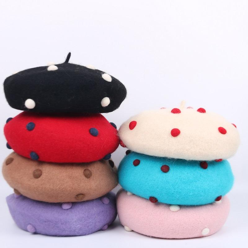 2021 New Autumn Winter Warm Parent Child Solid Color Cute Children Wool Flower Kids Beret Hats For Women Female, Black
2021 New Autumn Winter Warm Parent Child Solid Color Cute Children Wool Flower Kids Beret Hats For Women Female, Black