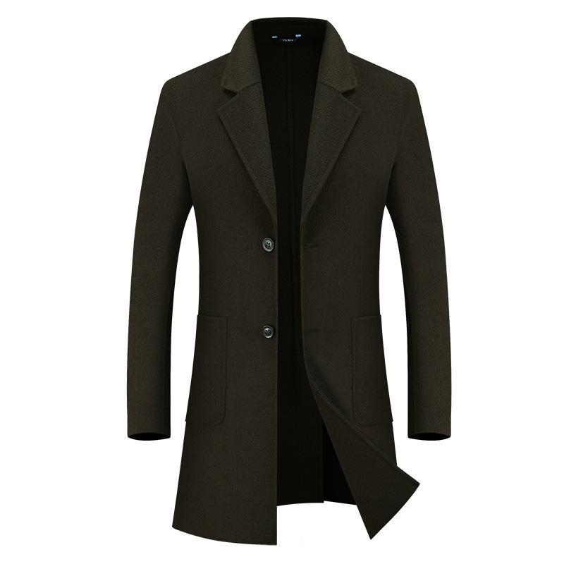Double-sided, han edition leisure velvet coat man long version with thick wool woolen cloth Steve winter coat, Black
Double-sided, han edition leisure velvet coat man long version with thick wool woolen cloth Steve winter coat, Black