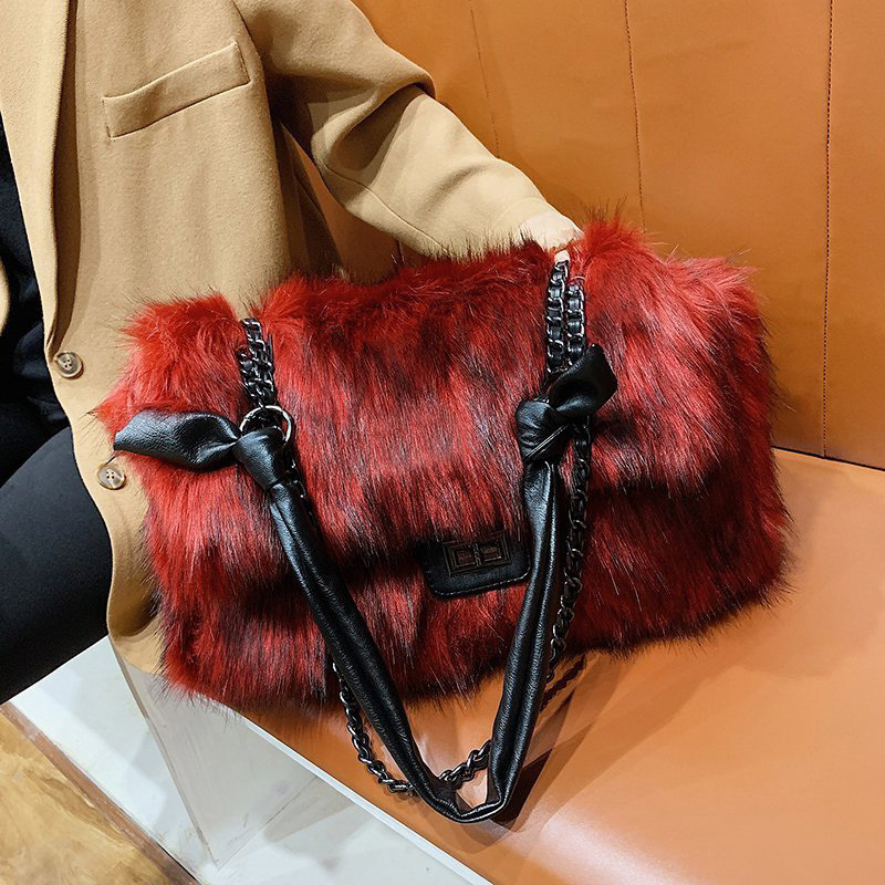 Faux Fur Crossbody For Women 2021 Winter New Ladies Plush Handbags Shoulder Bags Luxury Trend Tote Bag Purse Bolsa Feminina Q1120
Faux Fur Crossbody For Women 2021 Winter New Ladies Plush Handbags Shoulder Bags Luxury Trend Tote Bag Purse Bolsa Feminina Q1120