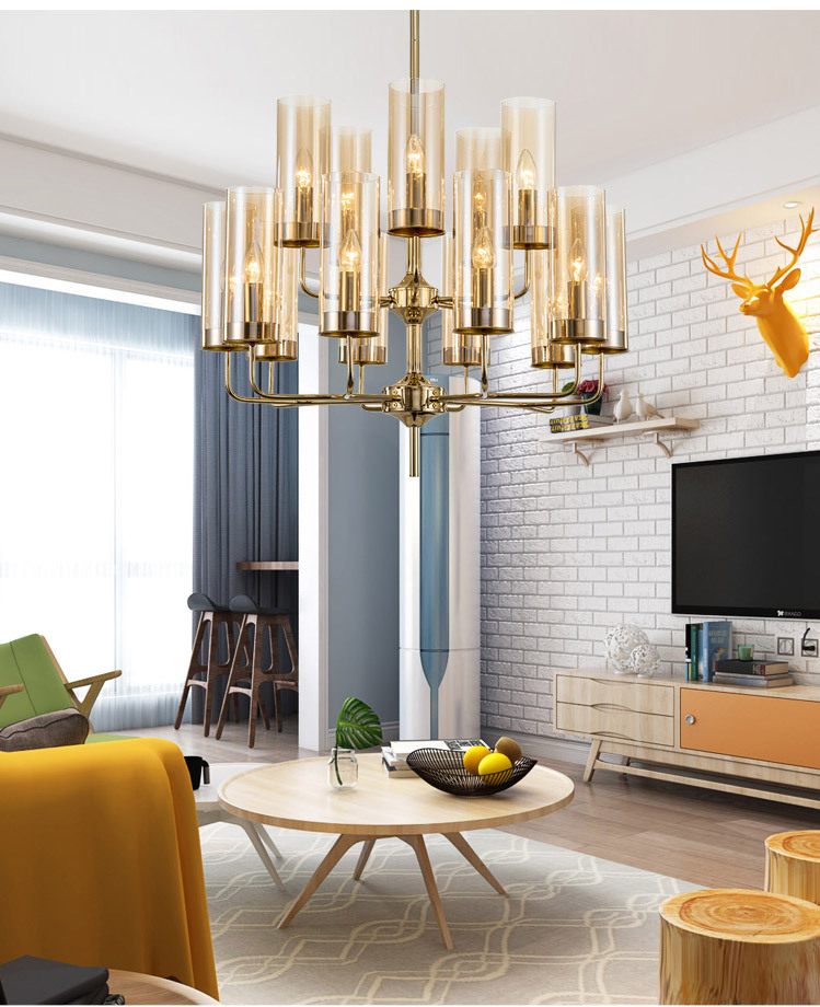 Modern luxury glass chandelier lighting 6-15 heads blue/Cognac nordic hang lamp living dining room bedroom indoor light fixture
Modern luxury glass chandelier lighting 6-15 heads blue/Cognac nordic hang lamp living dining room bedroom indoor light fixture