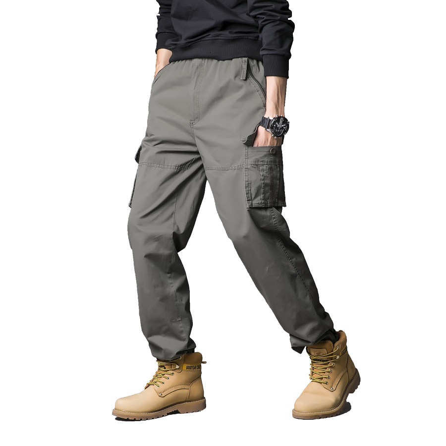 2021 New Cargo of Military Men Multi-pockets with Zipper Male Casual Cotton Loose Overalls Baggy Work Long Pants Gr3a, Dark blue.
2021 New Cargo of Military Men Multi-pockets with Zipper Male Casual Cotton Loose Overalls Baggy Work Long Pants Gr3a, Dark blue.