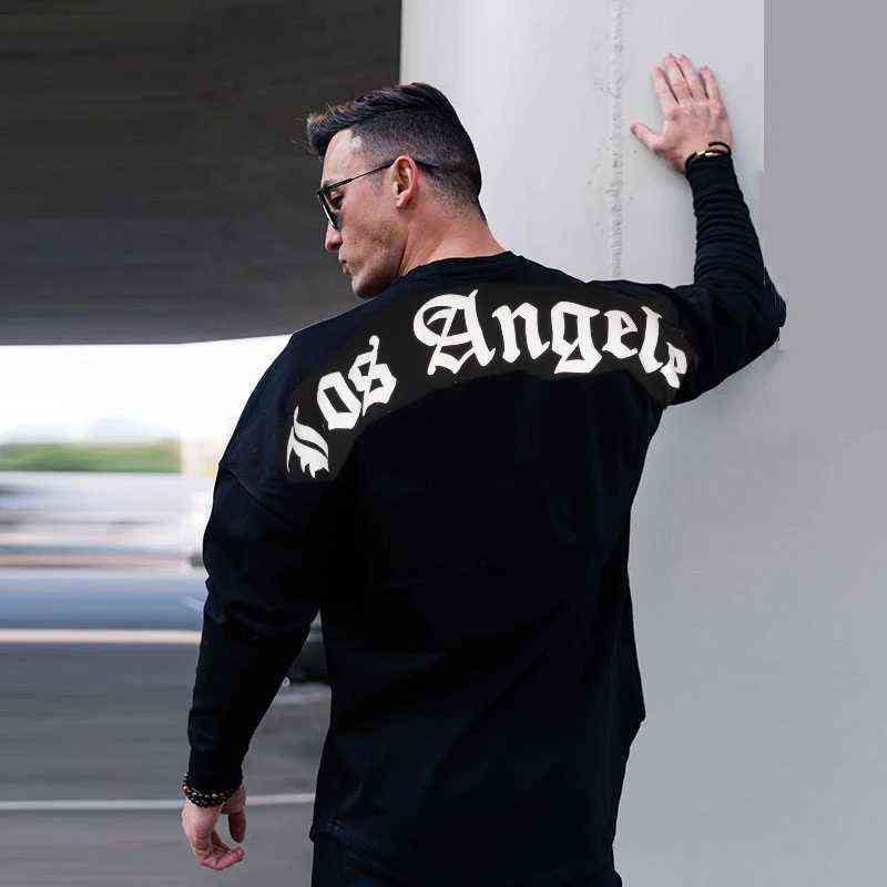 Los Angeles Print Long sleeve Cotton T-shirt Men Gym Fitness Bodybuilding Workout t shirt Male Tee Tops Sport Brand Clothing G1222, Green
Los Angeles Print Long sleeve Cotton T-shirt Men Gym Fitness Bodybuilding Workout t shirt Male Tee Tops Sport Brand Clothing G1222, Green