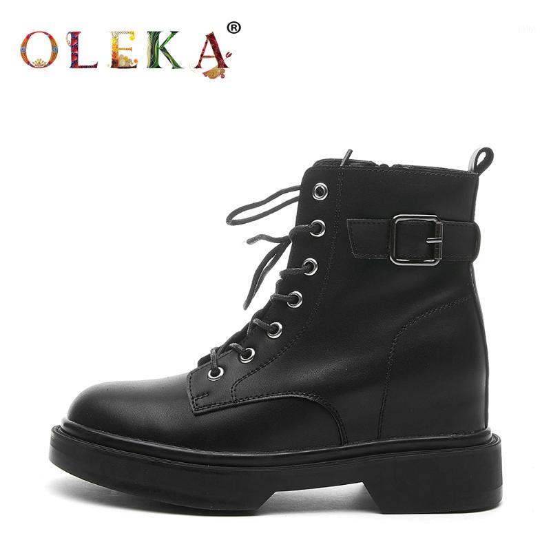 OLEKA New Winter Winter Boots Mid-calf Square Heel Metal Decoration Fur Boots Leisure Style Basic Round Toe Leather AS6531, Black 
OLEKA New Winter Winter Boots Mid-calf Square Heel Metal Decoration Fur Boots Leisure Style Basic Round Toe Leather AS6531, Black