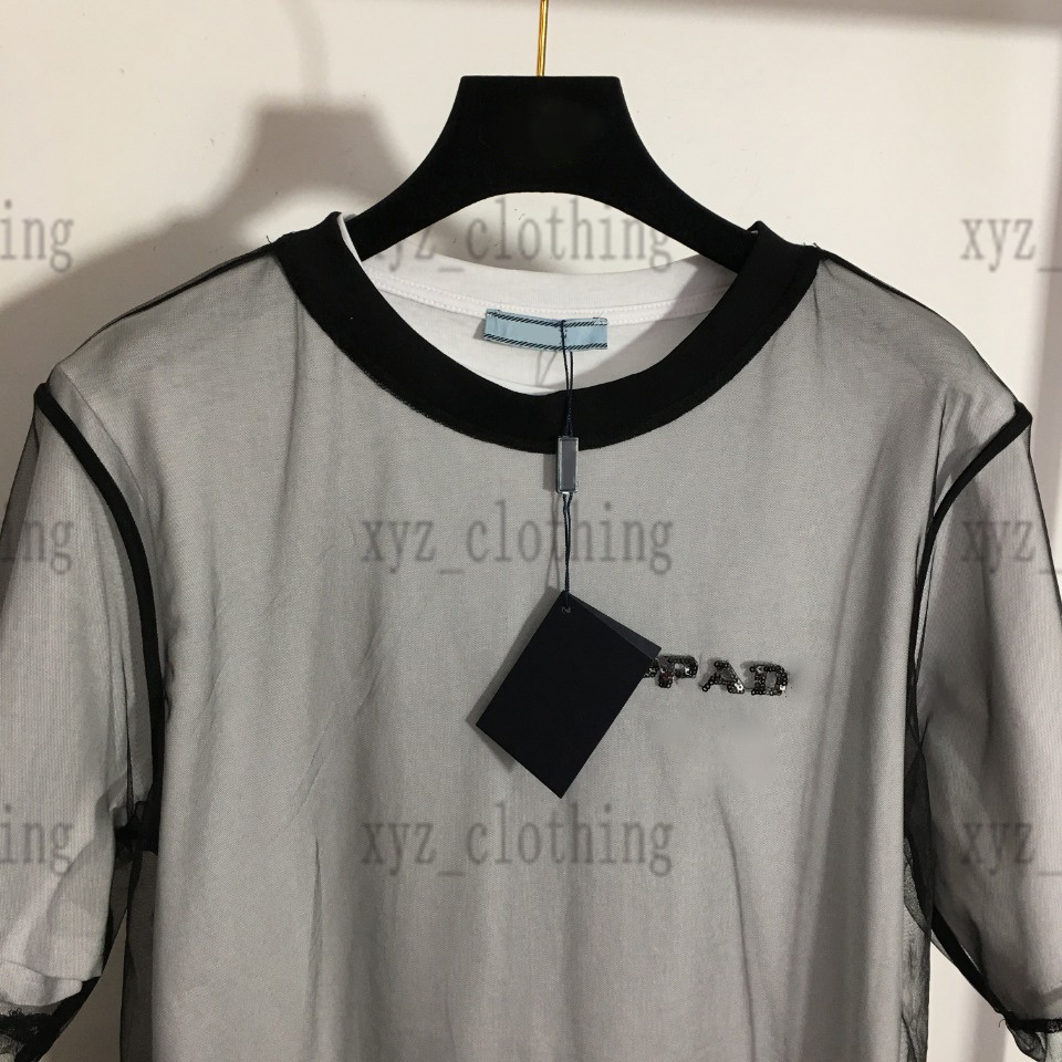 22ss high-end summer brand t shirts Mesh stitching fake two pieces t-shirts Gradient Smudged trangle Logo Print Casual Short Sleeve T-Shirt designer tee mens cotton SML, Black
22ss high-end summer brand t shirts Mesh stitching fake two pieces t-shirts Gradient Smudged trangle Logo Print Casual Short Sleeve T-Shirt designer tee mens cotton SML, Black
