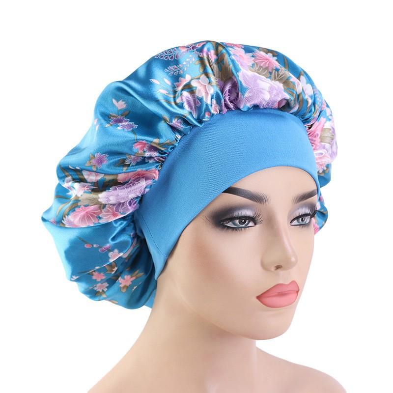 Unisex Adults Satin Nightcap Wide-brimmed Floral Men Women Sleeping Cap for Spring Autumn Winter, White
Unisex Adults Satin Nightcap Wide-brimmed Floral Men Women Sleeping Cap for Spring Autumn Winter, White