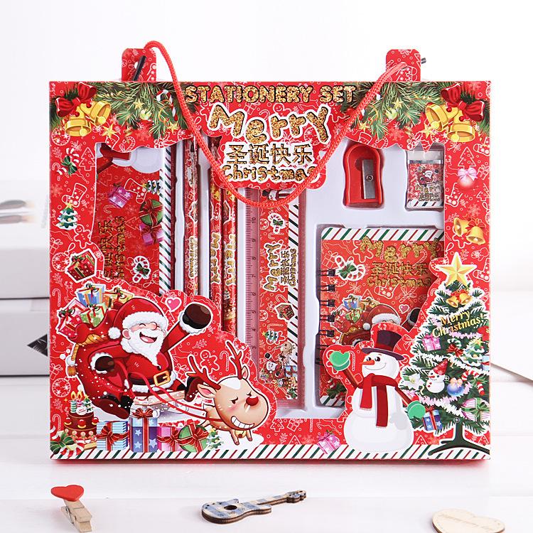 Red Cute Student Stationery Sets Children's Christmas Stationery Gift Boxes Pencil Eraser Ruler Promotional Prize Set
Red Cute Student Stationery Sets Children's Christmas Stationery Gift Boxes Pencil Eraser Ruler Promotional Prize Set