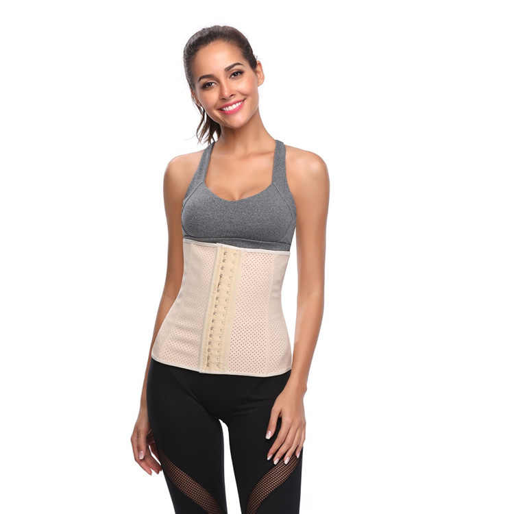 Latex Fabric Waist Trainer Girdle Body Shapers With 9 Steel Bones Abdomen Tummy Shapewear Slimming Straps for Women Beauty DHL Free