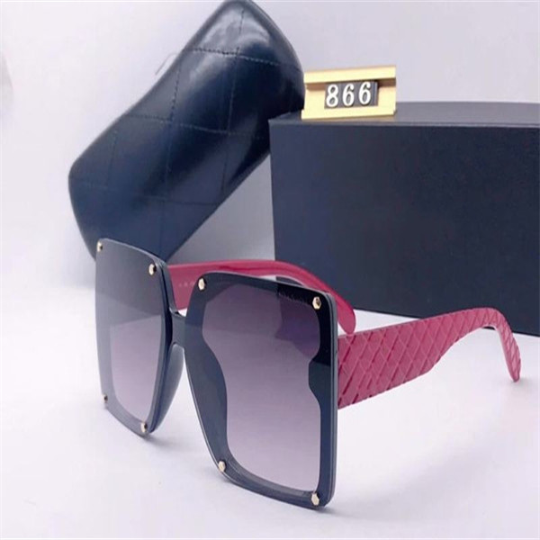 HOT Oversized Rimless Sunglasses Women Big Shades Fashion High Quality Men Square Sun Glass Female Metal Gradient Shades UV400
