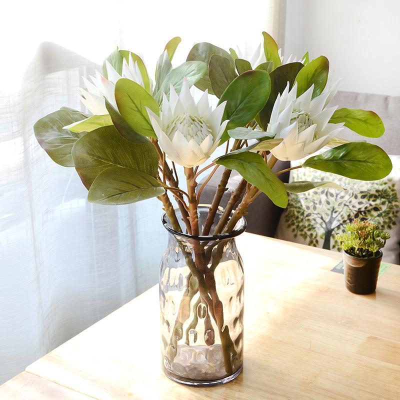 2PCS/Lot Artificial Africa Protea Cynaroides king flowers branches fake flores for home Decoration wreath Plants Floral1
2PCS/Lot Artificial Africa Protea Cynaroides king flowers branches fake flores for home Decoration wreath Plants Floral1