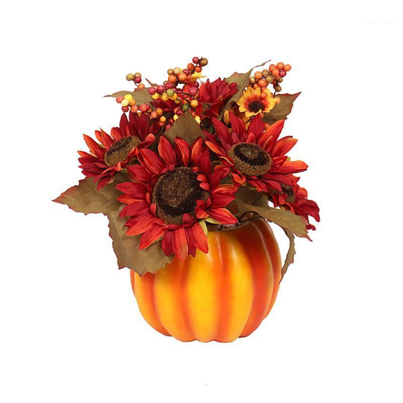 Artificial Halloween Pumpkin Ornament Potted Plant Autumn Harvest Thanksgiving Figurines Home Party Present1, A2
Artificial Halloween Pumpkin Ornament Potted Plant Autumn Harvest Thanksgiving Figurines Home Party Present1, A2