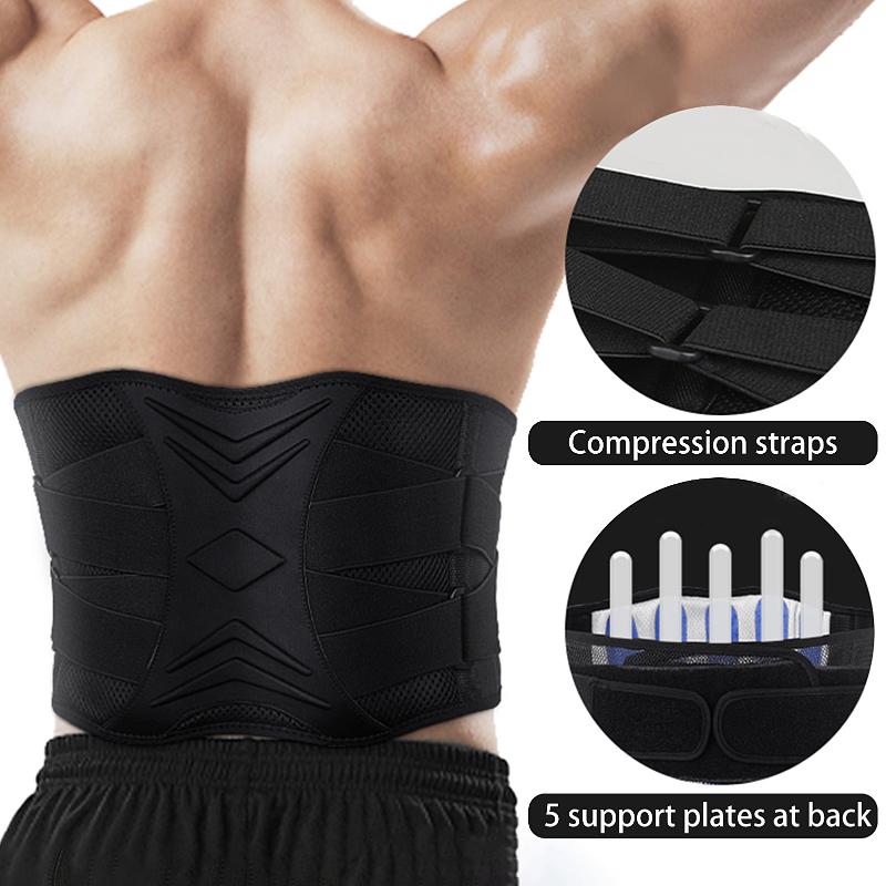 Waist Support Belt Men Women Back Brace Quick Fastening Tape Breathable Running Yoga Home Gym Fitness Back Support, Black
Waist Support Belt Men Women Back Brace Quick Fastening Tape Breathable Running Yoga Home Gym Fitness Back Support, Black