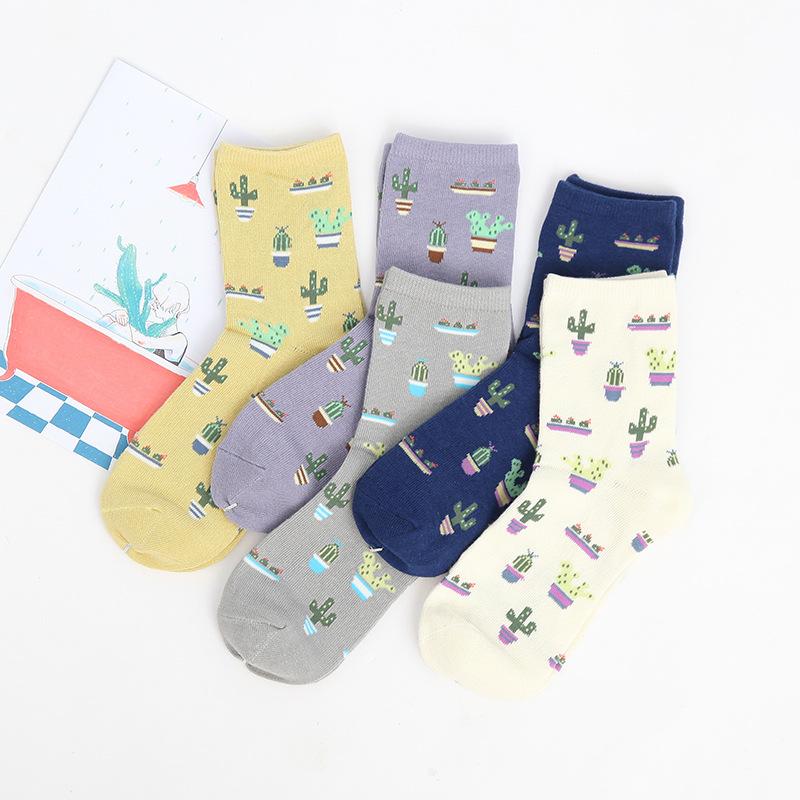 New Plant Cactus pattern women socks comfortable lovely cute socks cotton Casual Warm for girls
New Plant Cactus pattern women socks comfortable lovely cute socks cotton Casual Warm for girls