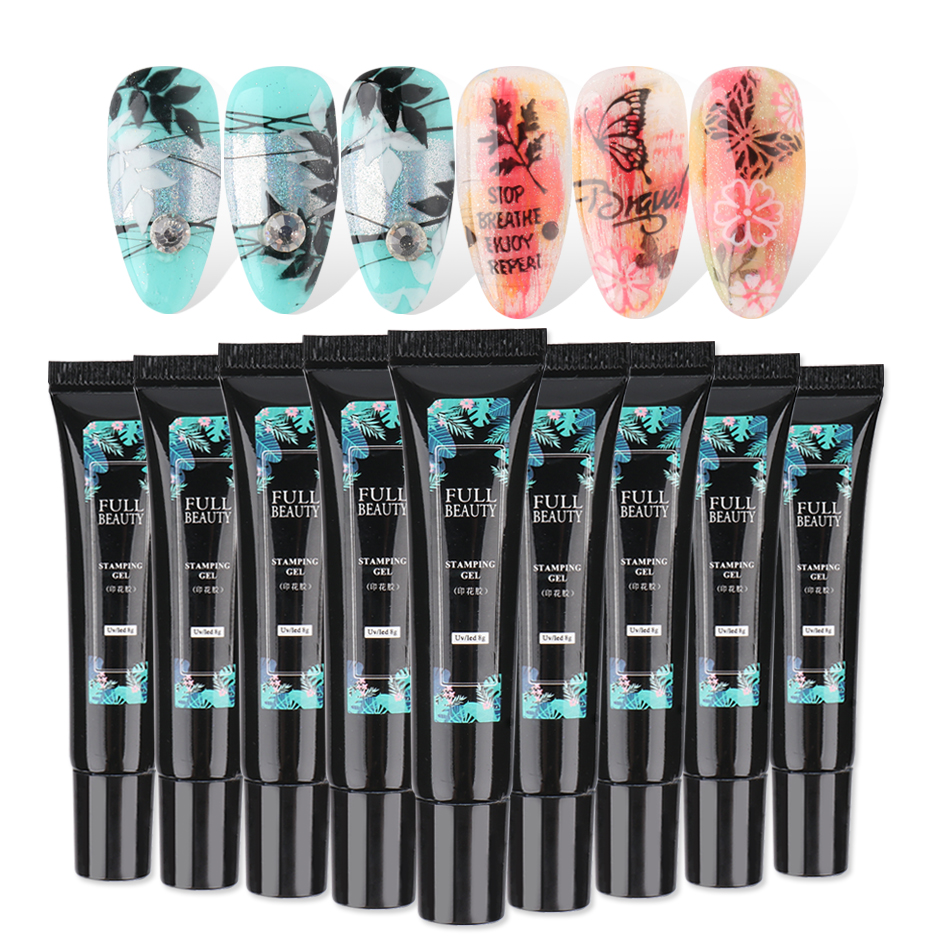 8ml Stamping Gel Nail Art Stamp Plate Black White Gel Print For Manicure Soak Off Oil Varnish Polish Nail Transfer Design CH1793, Red;pink
8ml Stamping Gel Nail Art Stamp Plate Black White Gel Print For Manicure Soak Off Oil Varnish Polish Nail Transfer Design CH1793, Red;pink