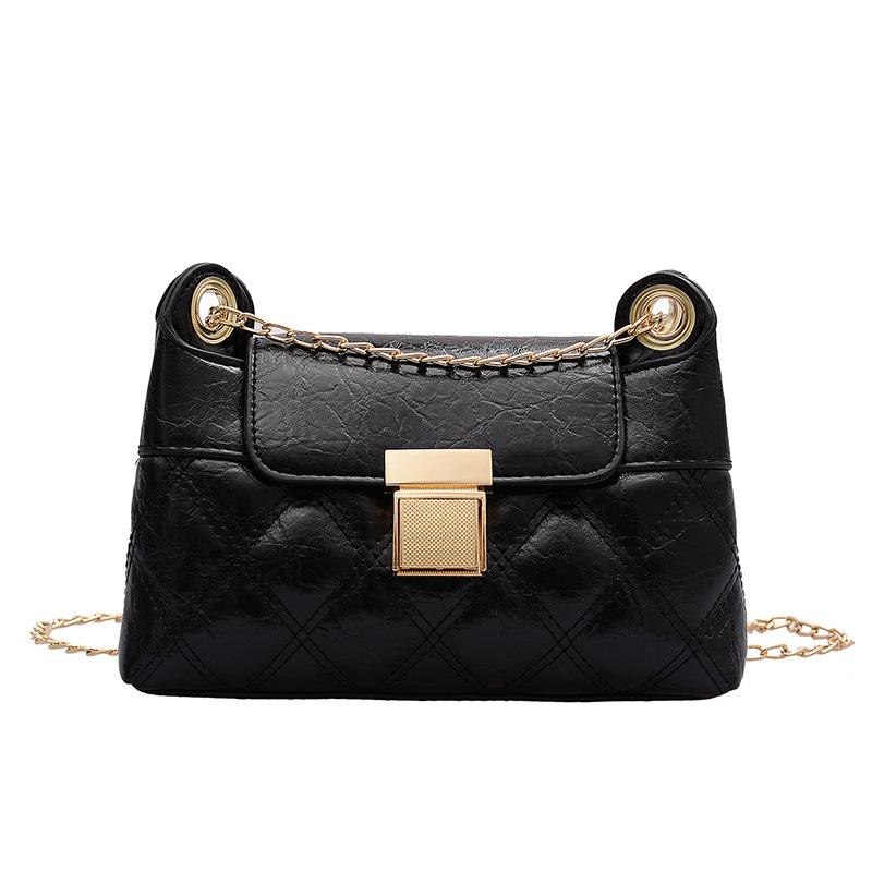 Women's Bag Spring Summer All-Matching Fashion Chain Messenger Bag Internet Celebrity High Sense Trendy clutch bags for women, Black
Women's Bag Spring Summer All-Matching Fashion Chain Messenger Bag Internet Celebrity High Sense Trendy clutch bags for women, Black