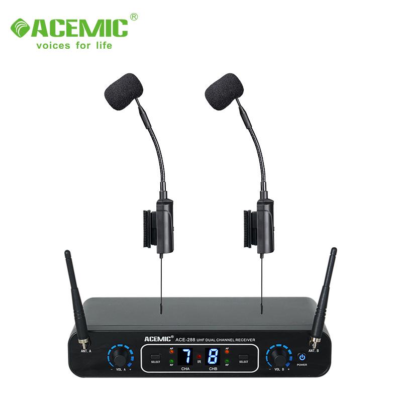 ACEMIC ACE-288 AT-5 wireless musical Instruments microphone for accordion,acoustic guitar, stringed instrument
ACEMIC ACE-288 AT-5 wireless musical Instruments microphone for accordion,acoustic guitar, stringed instrument