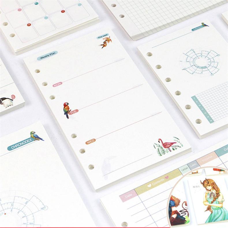 6 Holes Forest Series Loose Leaf Notebook Lattice Refills A5 A6 Inner Page Inside Paper Dairy Weekly Monthly Plan1
6 Holes Forest Series Loose Leaf Notebook Lattice Refills A5 A6 Inner Page Inside Paper Dairy Weekly Monthly Plan1