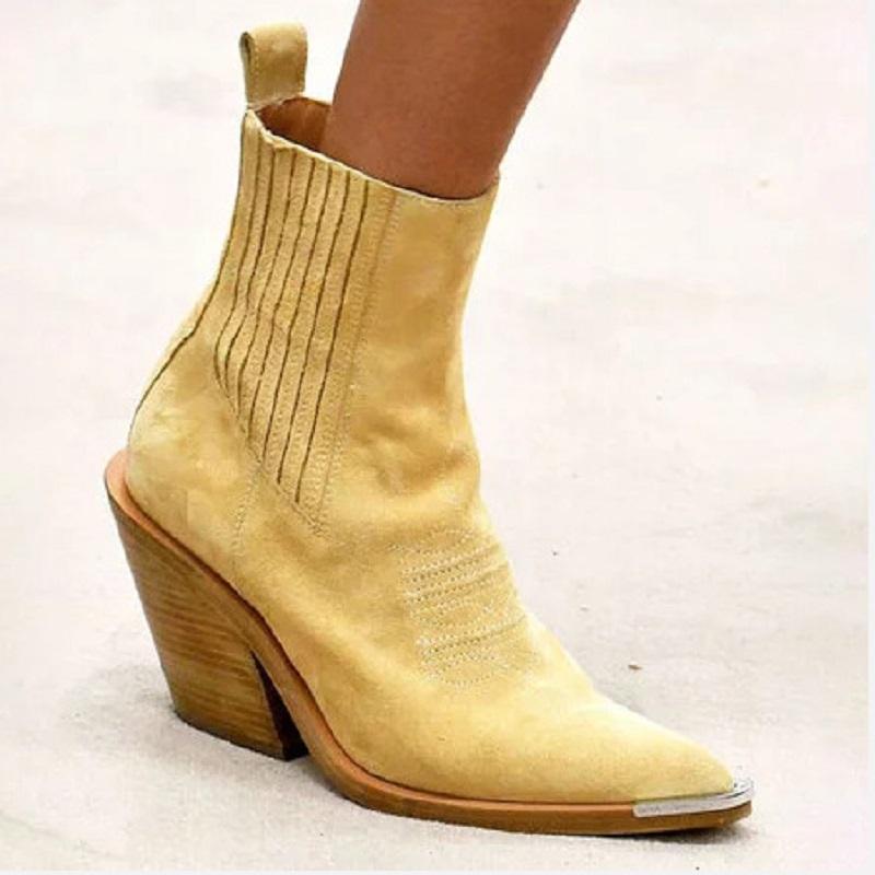 Women ankle boots autumn winter pointed toe punk boots chunky high heels platform sexy ladies shoes botas mujer plus size1, Black
Women ankle boots autumn winter pointed toe punk boots chunky high heels platform sexy ladies shoes botas mujer plus size1, Black