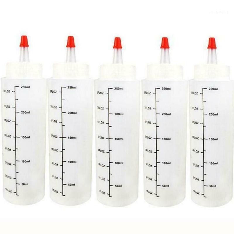 250ML 5Pcs Plastic Sharp-Nosed Bottle With Graduated Measurements Kitchen Restaurant Supplies Squeeze Bottle1
250ML 5Pcs Plastic Sharp-Nosed Bottle With Graduated Measurements Kitchen Restaurant Supplies Squeeze Bottle1