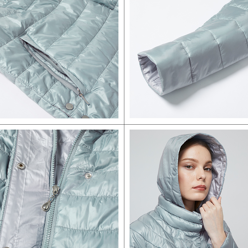 Astrid New Autumn Winter Women's coat women Windproof warm parka fashion thin Jacket hood large sizes female clothing 9299 201217