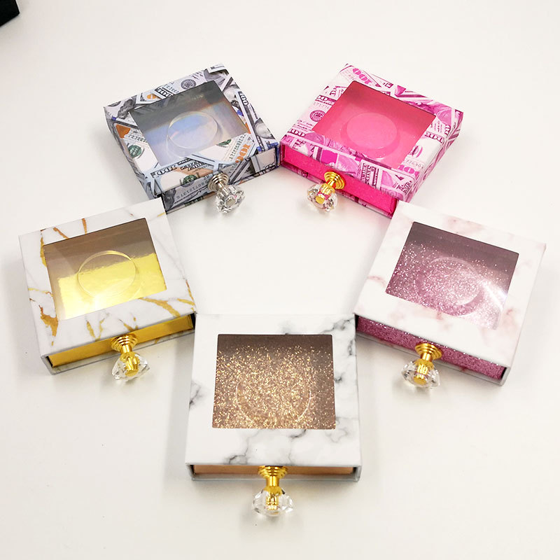 Designer Crystal handle Square lash box Empty False Eyelash packaging box fake 3d mink lashes boxes faux cils strip diamond magnetic case
Designer Crystal handle Square lash box Empty False Eyelash packaging box fake 3d mink lashes boxes faux cils strip diamond magnetic case
