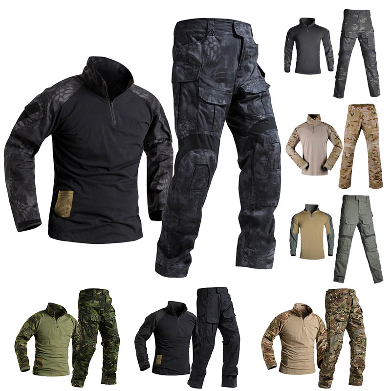 Outdoor Woodland Hunting Shooting Shirt Battle Dress Uniform Tactical BDU Set Army Combat Clothing Camouflage Clothes P05-015, Black
Outdoor Woodland Hunting Shooting Shirt Battle Dress Uniform Tactical BDU Set Army Combat Clothing Camouflage Clothes P05-015, Black