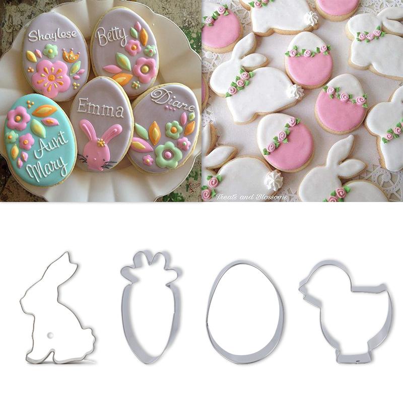 Easter Cookies Mold 2CM Thick Stainless Egg Carrot Chick Shape Baking Cake Biscuit Molding Easter Decoration For Home
Easter Cookies Mold 2CM Thick Stainless Egg Carrot Chick Shape Baking Cake Biscuit Molding Easter Decoration For Home