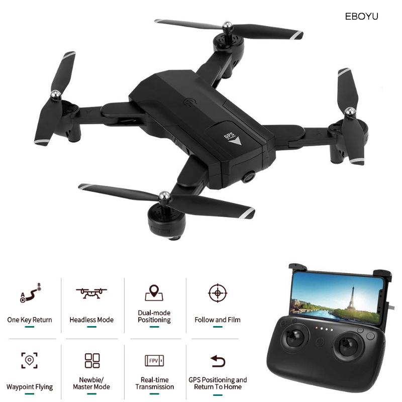 EBOYU SG900S RC Drone 1080P/720P HD Camera WiFi FPV GPS Positioning Follow Me Altitude Hold Foldable RC Quadcopter GPS Drone RTR
EBOYU SG900S RC Drone 1080P/720P HD Camera WiFi FPV GPS Positioning Follow Me Altitude Hold Foldable RC Quadcopter GPS Drone RTR