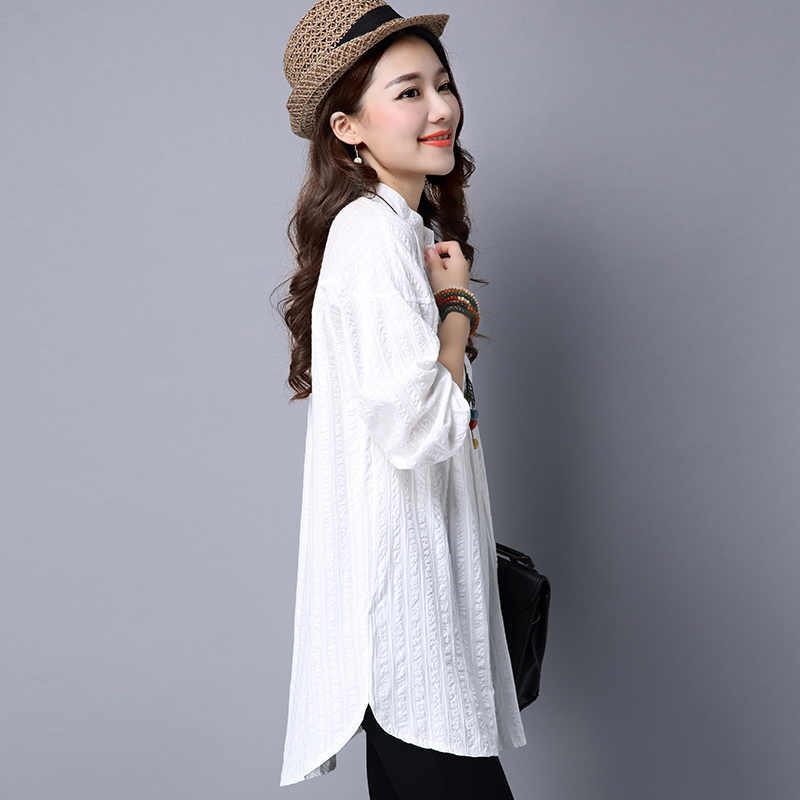 8618# S 2020 Spring Summer Casual Maternity Blouses Plus Size Loose Shirts Clothes for Pregnant Women Cotton Pregnancy Tops LJ201119